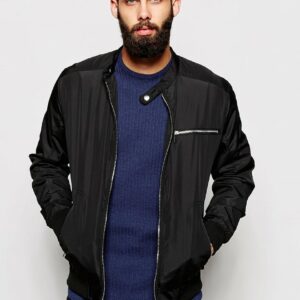 Nylon Biker Jacket