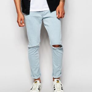 Skinny Stretch Sid Jeans with Rips