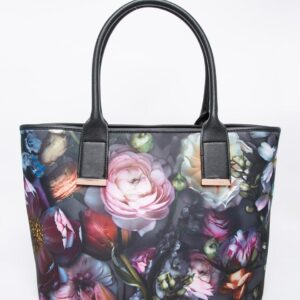 Shadow Floral Print Shopper Bag