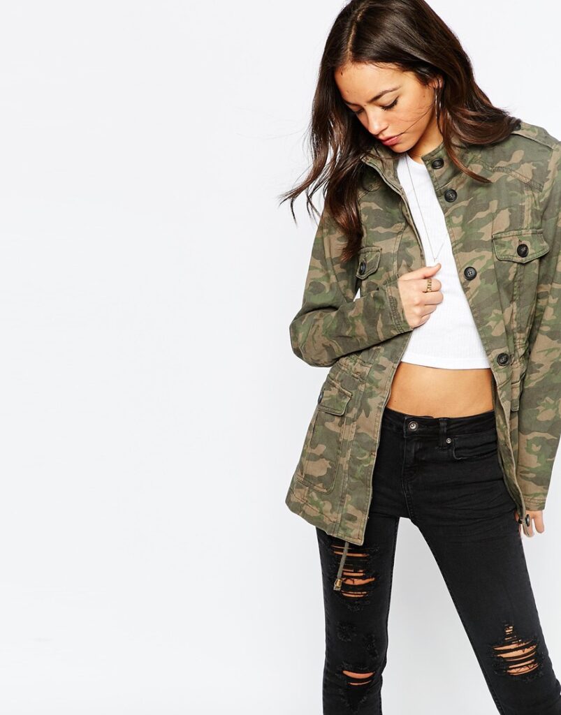 New Look Camo Utility Jacket